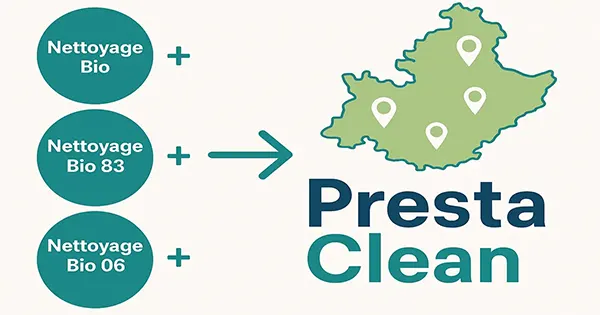 PrestaClean : fusion stratégique des sociétés Nettoyage Bio en région PACA