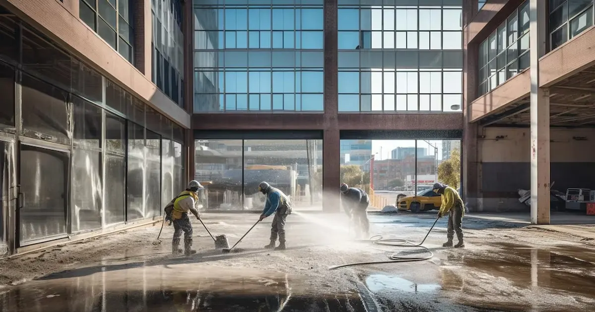 Nettoyage fin de chantier